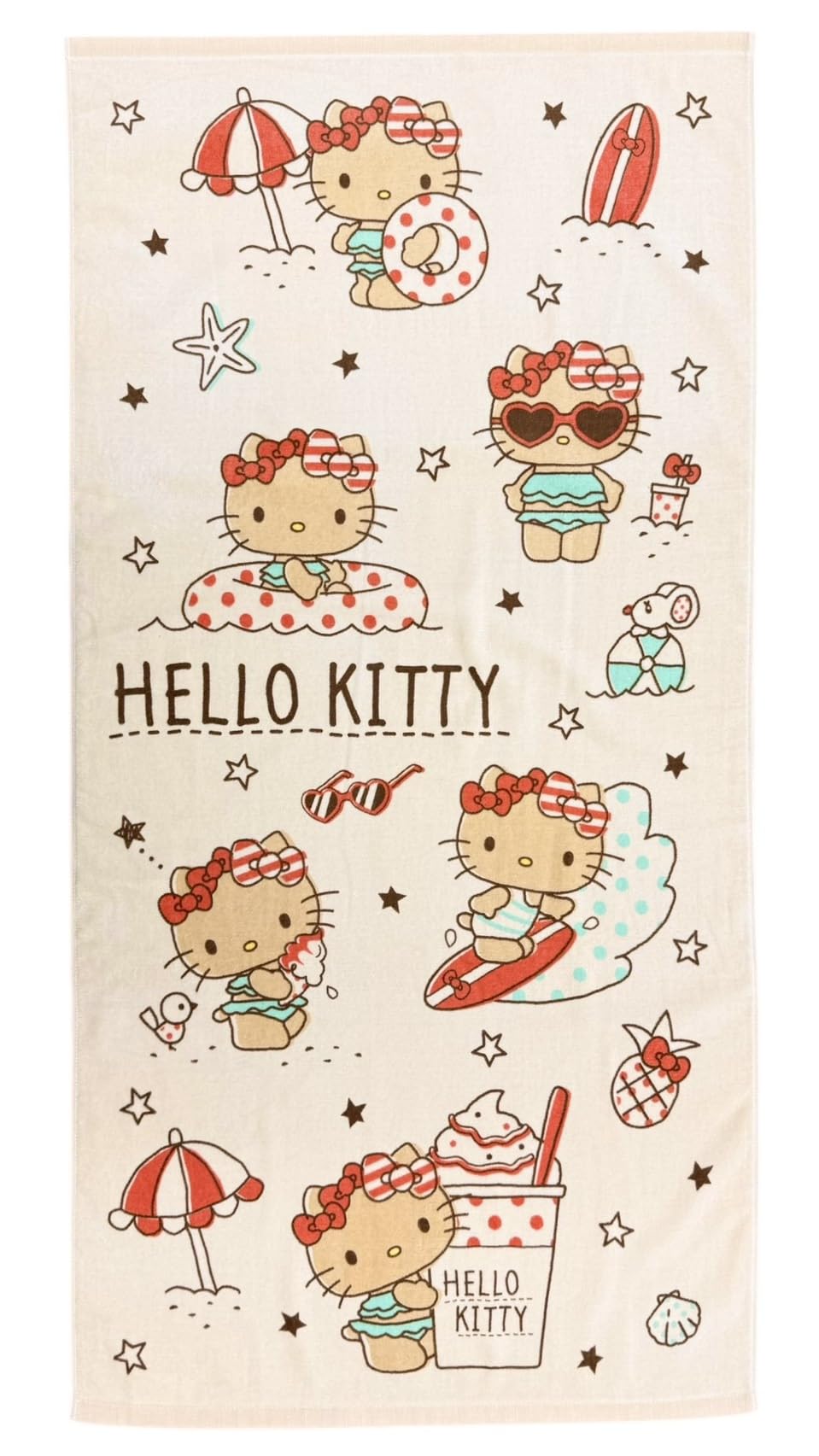 Amazon｜[サンリオ] キャラクター バスタオル 約60x120cm 綿100％ ((C